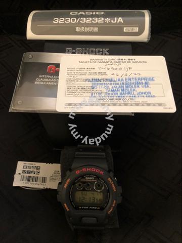 G shock DW 6900 Fox Fire Original 