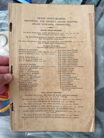 Vintage Masonic Booklets and document around 80s - photo 4 of 6