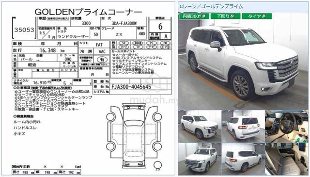 2023 Toyota LANDCRUISER 3.3 DIESEL ZX SUNROOF 6A - 3