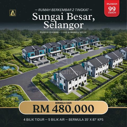 Semi D 2 tingkat Eksklusif di Sungai Besar 1