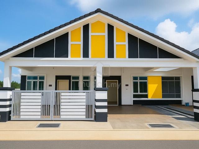 100% Full Loan Freehold Single Sty Semi D 38*85ft Merlimau Emas Melaka 1