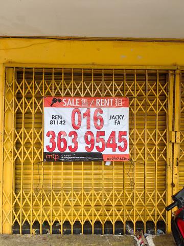 For Rent Sri Andalas Klang GroundFloor Shoplot Facing Mainroad Parking 1