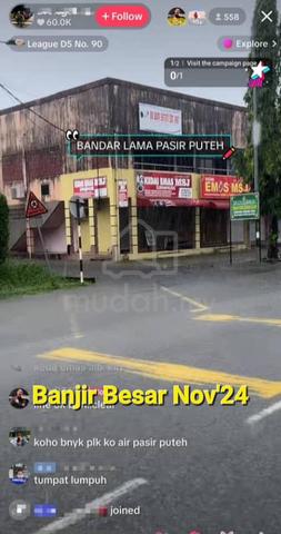 Sewa Lot Kedai Strategik di Wisma Budi, Bandar Pasir Puteh, Kelantan 5