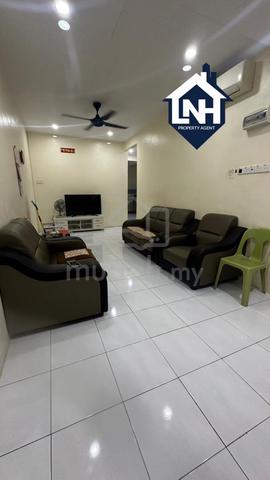 Taman bersatu 1 storey terrace for sale partial furnish near berjaya 1