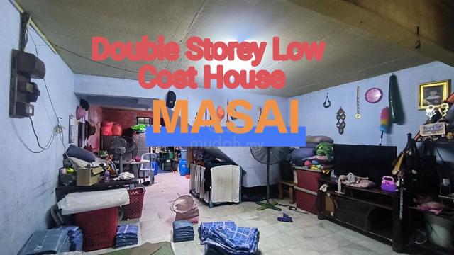 Taman Ria, Masai Double Storey Low Cost House Sale below market Value 1