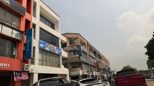 Permas Jaya 10 4 storey end lot shop facing main road high visibility 1