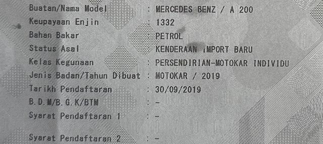 2019 Mercedes Benz A200 1.3 PROGRESSIVE LINE W177 - 3
