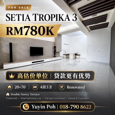 Setia Tropika Double Storey Renovated Terrace House for Sale 1