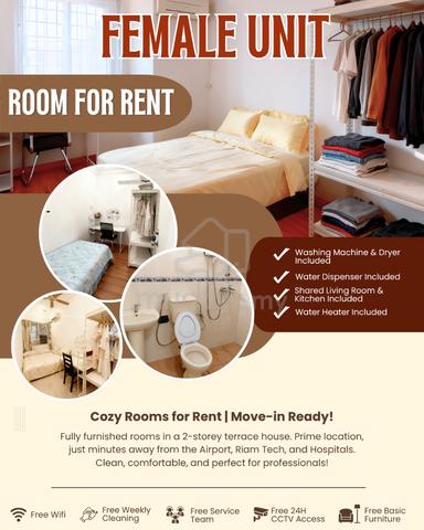 Female Room Rent Lopeng Cahaya,General Hospital,Borneo,Riam Tech,Town 1