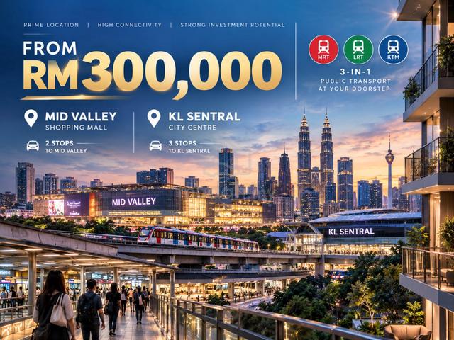 DUALKEY AIRBNB [ 50m LRT MRT ] Ready TENANT - Link KL Sentral Velocity 1