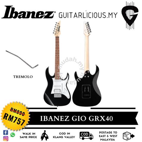 Ibanez GIO GRX40-BKN (HSS) Tremolo Electric Guitar - Music