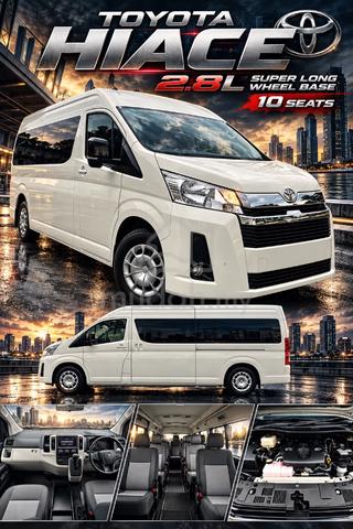 2026 Toyota HIACE 2.8 SLWB WINDOWVAN(A)WARRANTY 26 - 2
