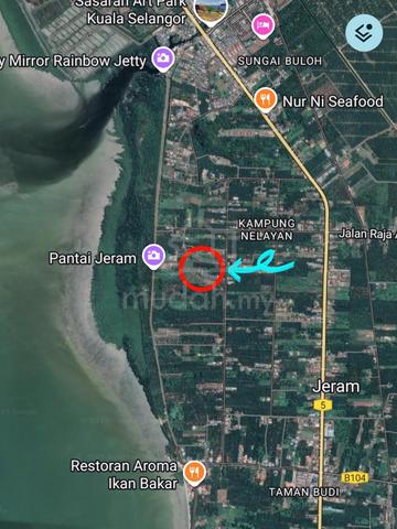 2 ekar tepi jalan raya di jeram kuala selangor 1