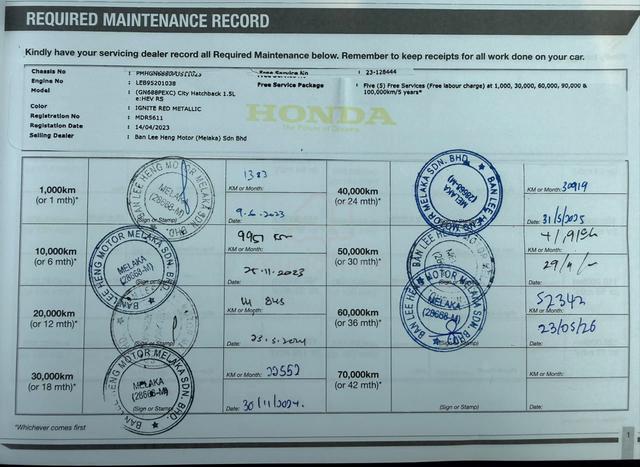 2023 Honda CITY 1.5 HB E-HEV RS 50K KM UDR WARANTY - 3
