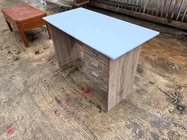 4ft Meja Table Study Office Computer Desk Drawer - photo 2 of 5
