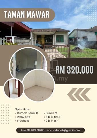 Rumah Untuk Di Jual - Taman Mawar 1