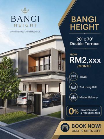 Bangi Height Double Storey Terrance Paling Murah Di Bangi 1
