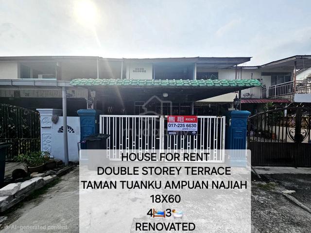 TAMAN TUANKU AMPUAN NAJIHAH, Double Storey Terrace 1