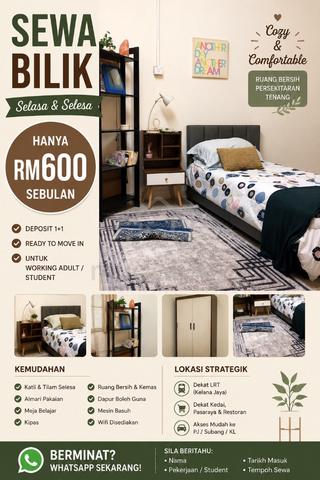 Medium room for female Muslim. 1