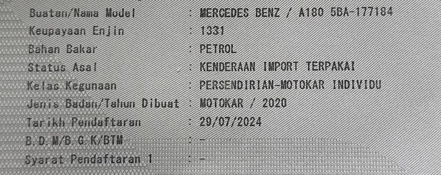 2020/24 Mercedes Benz A180 1.3 AMG Line Sunroof - 3