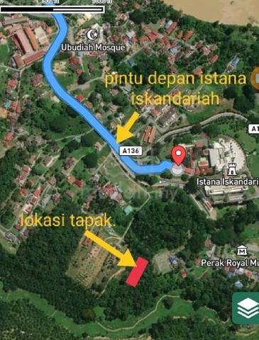 Tanah perumahan Jalan istana 1