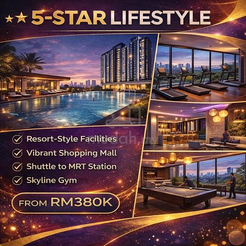 3 Carparks 🌇Installment RM1700 , Fully Furnished , 4-Bedroom Condo 1