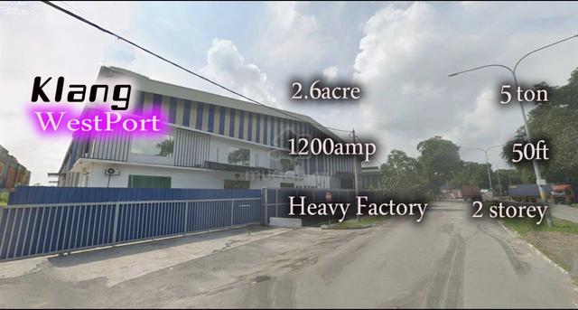 West Port Klang 2.6acre Heavy Factory Taman Perindustrian Pulau Indah 1