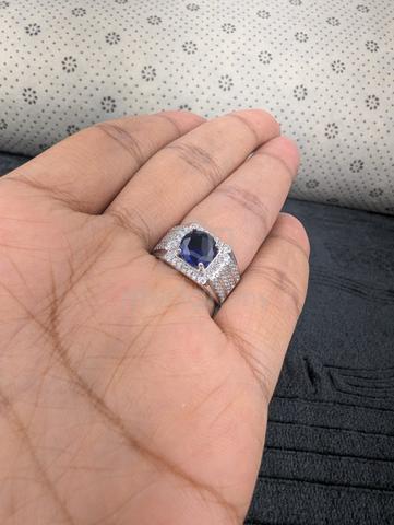 Cincin Batu Nilam Bangkok (Blue Sapphire) - photo 4 of 5