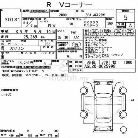 2022 Lexus RX300 2.0 F SPORT (A) 5A PANORAMIC HUD - 3