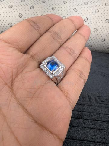Cincin Permata Zircon Biru - photo 4 of 5