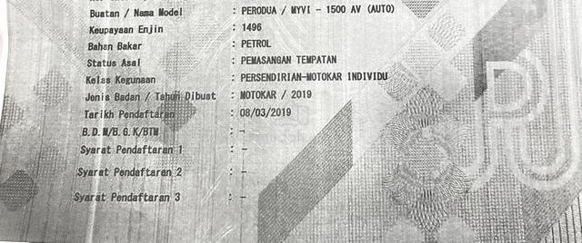 2019 Perodua MYVI 1.5 AV (A) [SERVICE RECORD] - 2