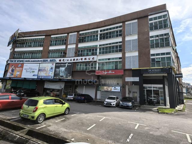 Facing Main Road 4 Storey Corner Shop For Sale at Samarahan 1