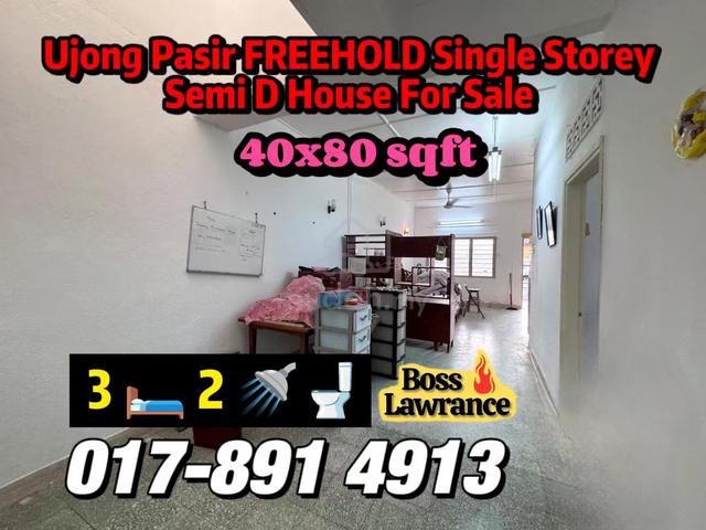 Melaka Town Ujong Pasir FREEHOLD Single Storey Semi-D House Semabok 1