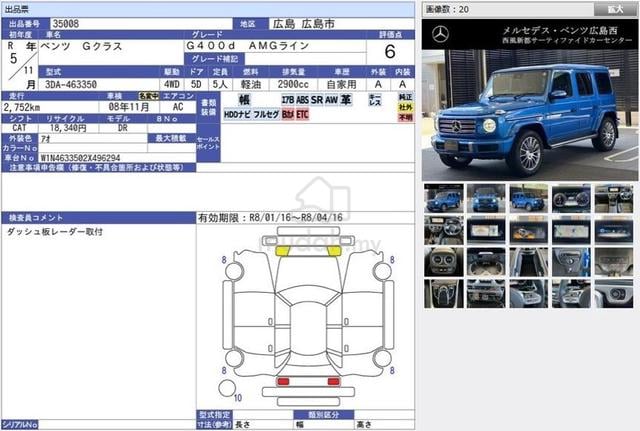 2023 Mercedes Benz G400d 2.9 AMG Grade 6A 2k km - 2