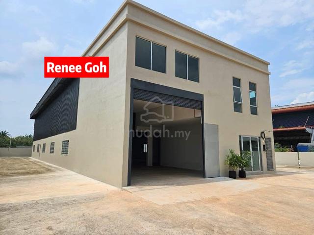 [NAFIRI | FREEHOLD] 100Amps 1.5 Storey Detached Factory Sungai Bakap 1