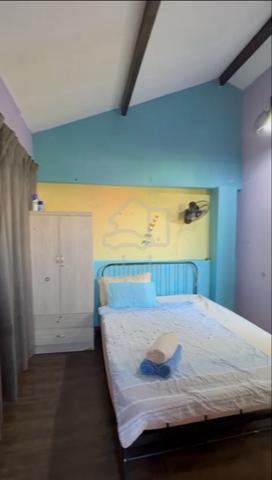 Master Bedroom with Balcony and Toilet for Rent - Fully furnished 1