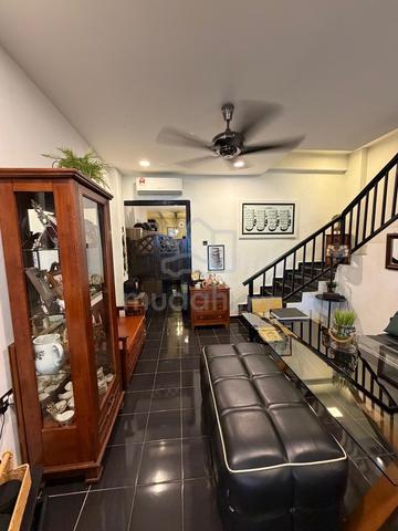 FULLY RENO CANTIK‼️GEORGETOWN FREEHOLD 2 Storey Terrace 6 Bedrooms 1