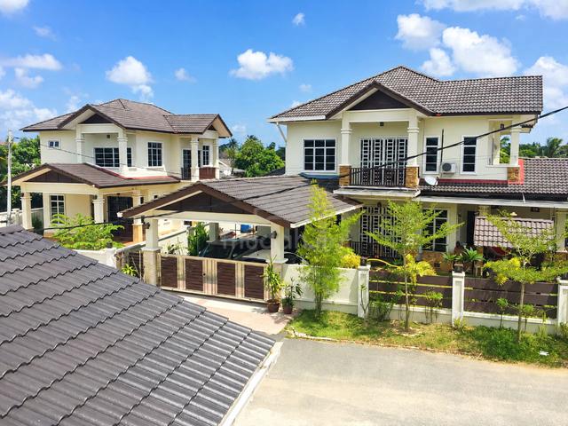 Rumah Semi D Corner Lot Dua Tingkat Di Kg Kubang Jela Manir K Trg 1