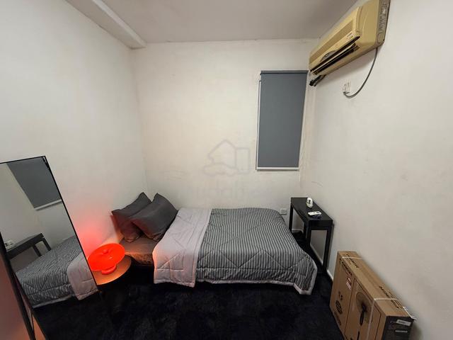 The room is fully furnished and ready to move in. 1