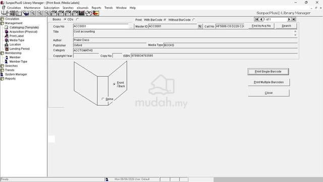 SunpacPlus Library Software - photo 4 of 6
