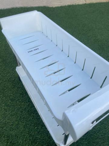 YF18M  Rak Plastik 2 Tier Slim Plastic Rack Shelf - photo 6 of 6
