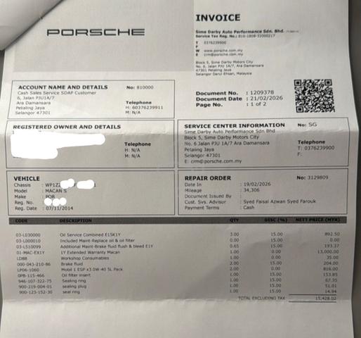 PORSCHE MACAN 3.0 S (A) Warranty by Porsche - 4