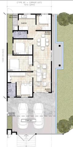 Brand New Freehold Teres Setingkat Jenderam Murni for sale 1