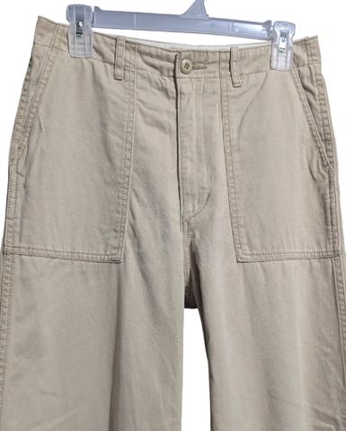 wide straight baker pants beige - photo 2 of 6