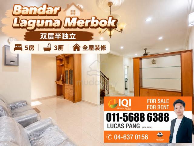 BANDAR LAGUNA MERBOK - 2.5 STOREY TERRACE - Fully Renovated FOR SALE 1