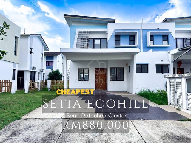 CHEAPEST Semi-Detached Cluster Setia Ecohill (Luzento), Semenyih 1
