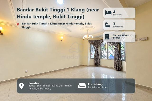 Double Storey Terrace House @ Bandar Bukit Tinggi 1 Klang (near Hindu 1