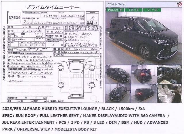 2025 Toyota Alphard Exdcutive Lounge Full Specs - 3
