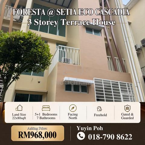 Foresta @ Setia Eco Cascadia 3 Storey Renovated Terrace House for Sale 1