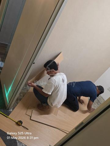 SUPPLY INSTALL VINYL l 3mm l thick l design kayu l - photo 4 of 6